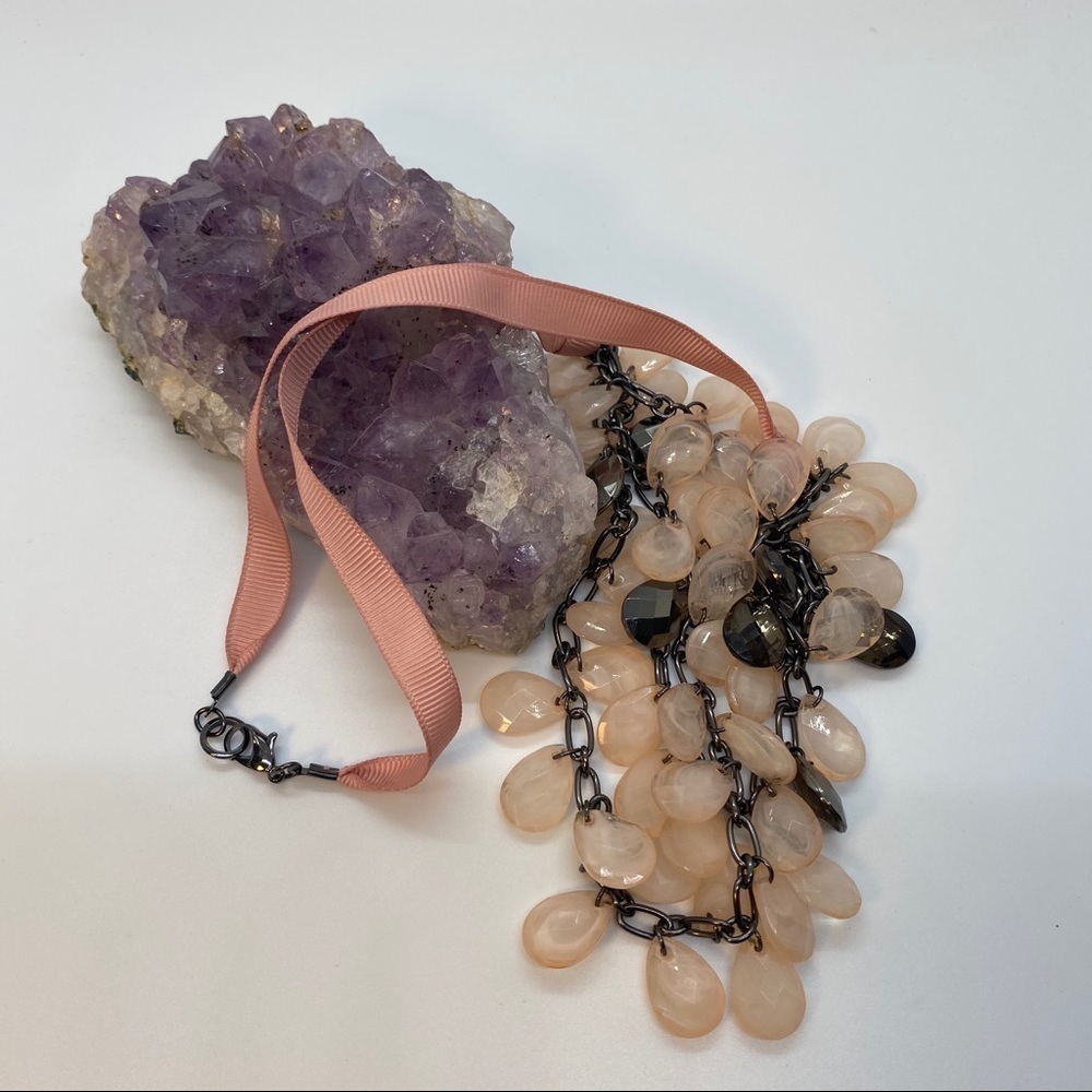 Forever 21 Layered Pink Necklace - Picture 7 of 7